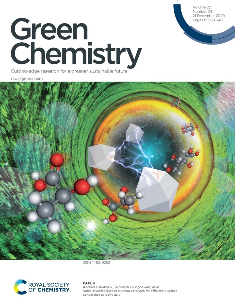 Our article on the synthesis of lactic acid featured on the front cover ...